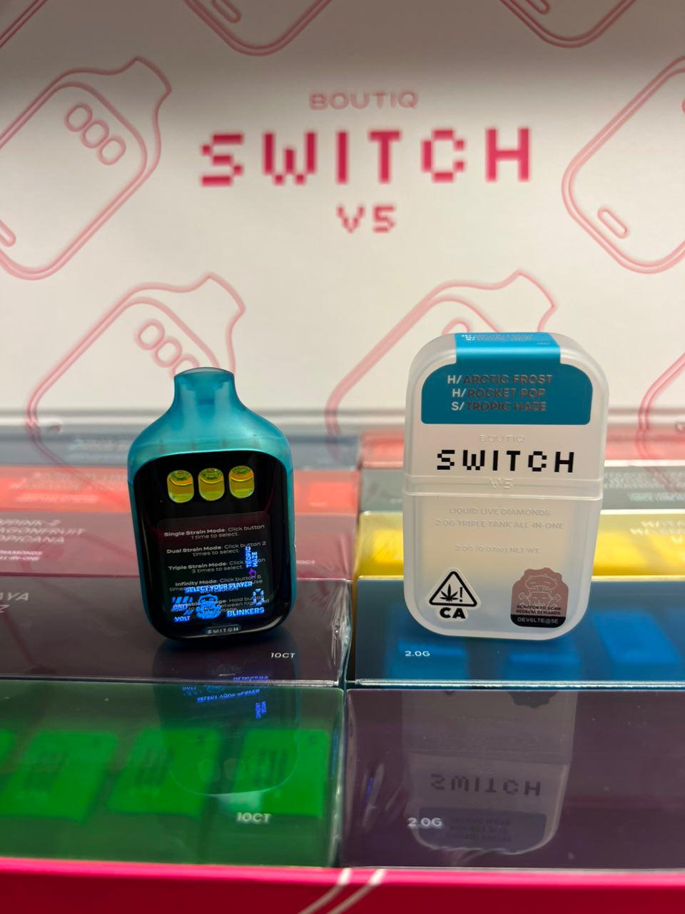 Boutiq Switch V5 Disposable - Live Resin Disposable - Image 2